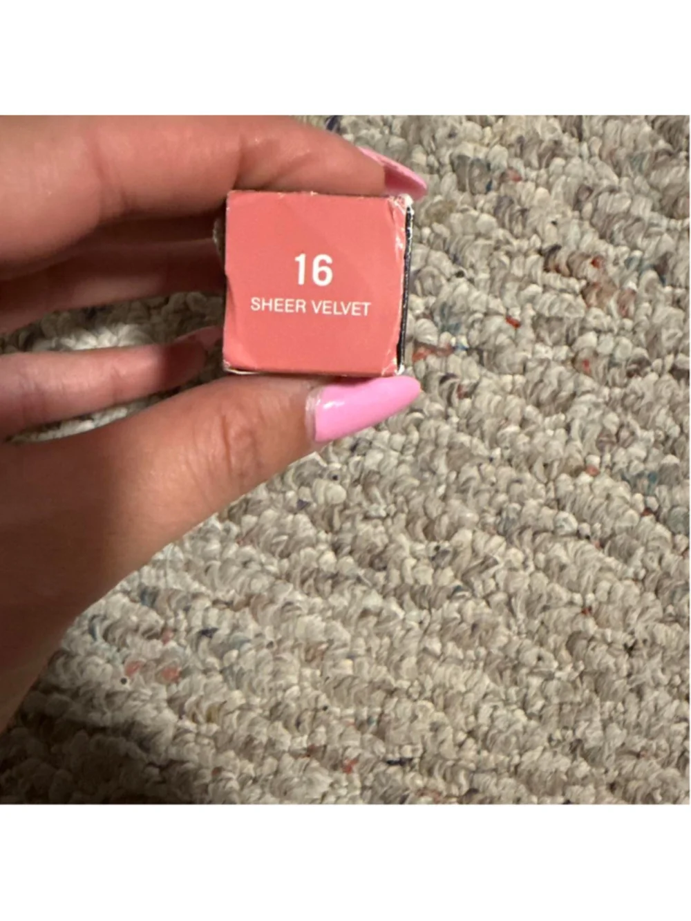 givenchy Le rouge sheer velvet Matte lipstick Box has slight wear- lipstick its